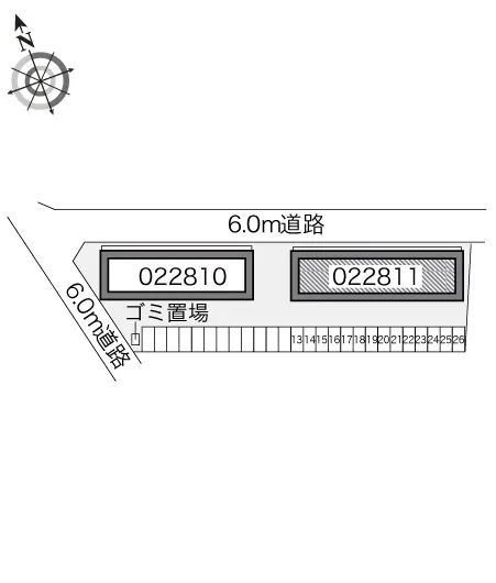 ★手数料０円★蒲郡市三谷北通６丁目　月極駐車場（LP）